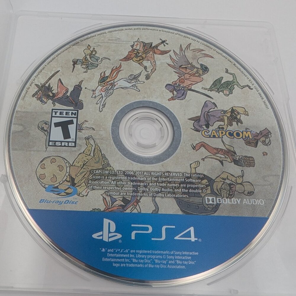 Okami HD PS4 (Sony PlayStation 4, 2017) - Tested